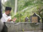 Jelang Pemilihan, Al-Farlaky Ziarah Makam Ayah, Ulama, dan Tokoh GAM