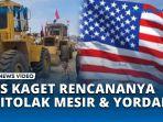 VIDEO Amerika Terkejut, Yordania dan Mesir Tolak Rencana Bangun Kembali Jalur Gaza