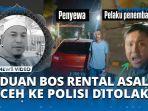 VIDEO Bos Rental Mobil Tewas Ditembak Ternyata Asal Aceh, Sempat Minta Bantuan Polisi Tapi Ditolak