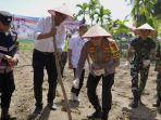 Dukung Launching Gugus Tugas Polri, Polres Pidie Lancarkan Ketahanan Pangan di Meunasah Pekan