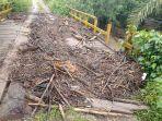 Dampak Banjir, Dua Jembatan di Alue Kuta Cot Krut Peudada Bireuen Amblas