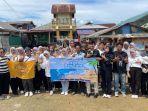 Himako FISIP Unimal Gelar Aksi 'One Day One Care' Peduli Lingkungan di Pantai Jagu Lhokseumawe