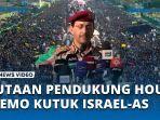 VIDEO Jutaan Pendukung Houthi Demo di Yaman Kutuk Israel-AS