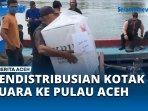 VIDEO Kapolres Bersama Pj Bupati Aceh Besar Ikut Distribusi Kotak Suara ke Pulau Terluar di Aceh