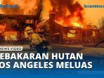 VIDEO Kebakaran Hutan Los Angeles Meluas, Warga Diimbau Mengungsi