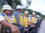 Pj Bupati Aceh Besar Tinjau Proyek Bendungan Karet, Sampaikan Terima Kasih ke Jokowi dan PrabowoÂ