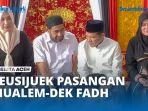 VIDEO - Peusijuek Mualem-Dek Fadh sebagai Gubernur dan Wakil Gubernur Aceh TerpilihÂ