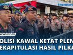 VIDEO Polisi Kawal Ketat Pleno Rekapitulasi Hasil Pilkada 2024 Tingkat Provinsi Aceh