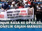 VIDEO - Ratusan Masyarakat Pasie Raya Demo Kantor Bupati Terkait Penanganan Konflik Gajah - Manusia