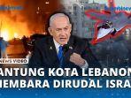 VIDEO - Beirut Digempur 27 Serangan Jet Israel, Ledakan Dahsyat Picu Kebakaran