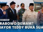 VIDEO - Diisukan Demam, Mayor Teddy Beberkan Kesehatan Prabowo, Ini Alasan Batal Temui PM Malaysia