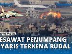 VIDEO - Jet Tempur Israel Nyaris Bidik Pesawat Berpenumpang di Bandara Rafik Hariri