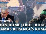 VIDEO - Lagi, Iron Dome Israel Jebol!, Rumah Warga Zionis Dihujani Roket Hamas