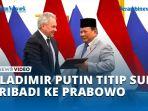 VIDEO Vladimir Putin Titip Surat Pribadi ke Prabowo saat Sergei Shoigu Kunjungan ke Indonesia