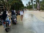 Banjir Kembali Landa Aceh Jaya, Jalas Lintas Kecamatan Tergenang, Lalu Lintas Tersendat