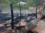 Satu Rumah Konstruksi Kayu di Lhokseumawe Ludes Terbakar, Anak Korban Lari ke Luar sambil Menangis