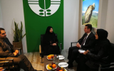 Azerbaijani ambassador discusses climate cooperation with Iranian officials