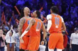 NBA: Thunder take down Knicks for 14th straight win