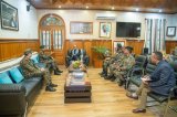 Eastern Army Commander briefs CM Biren, Governor Bhalla on Manipur's security situation