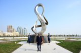 President of Somalia visits Victory Park in Baku