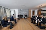 President Ilham Aliyev met with Carlsberg Group CEO Jakob Aarup-Andersen in Davos