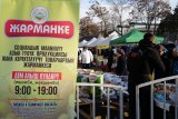 В Бишкеке работает новогодняя продуктовая ярмарка