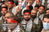 110,000 Basij forces hold pro-Palestine drill in Tehran