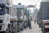 600 trucks carrying humanitarian aid arrives in Gaza