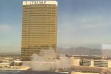 Explosion reported near Trump Tower in Las Vegas