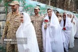 Marriage ceremony of 50 newly-wed Army soldiers