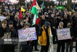 People convene in Rasht to celebrate Gaza resistance victory