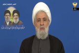 Hezbollah Leader Sheikh Naim Qassem delivers speech