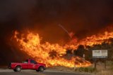 New explosive wildfire erupts near Los Angeles