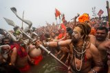 Naga Sadhus mesmerise devotees at Mahakumbh 2025