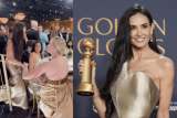 Did Demi Moore snub Kylie Jenner at Golden Globes?