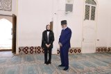 First VP Mehriban Aliyeva visits Shah Abbas and Huseyniyye mosques in Ganja (PHOTO/VIDEO)