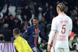 PSG's forward Dembele scores in 7 of his eight matches this year