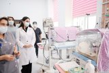 Vice-President of Heydar Aliyev Foundation Leyla Aliyeva visits Scientific Research Institute of Pediatrics and (…)