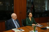 Meeting with people's poet Vahid Aziz held at the Ombudsman's office