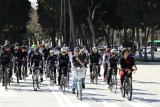 Heydar Aliyev Foundation VP Leyla Aliyeva participates in bicycle ride in Baku on occasion of International (…)