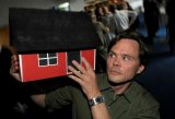 Swedish artist's Red House go to moon