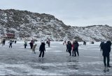 Largest natural skating rink open in the east of Kazakhstan