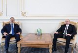 President Ilham Aliyev receives Türkiye's FM (VIDEO)