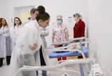 First VP Mehriban Aliyeva visits Perinatal Center of Ganja City United Hospital (PHOTO/VIDEO)