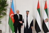 President Ilham Aliyev, UAE President hold meeting