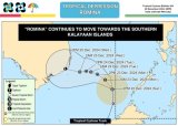 Signal No. 1 in 2 Palawan areas as TD Romina heads for Kalayaan Islands