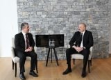 President Ilham Aliyev meets with Prime Minister of Kurdistan Region of Iraq in Davos