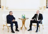 President Ilham Aliyev meets with Rais of Republic of Tatarstan of Russia