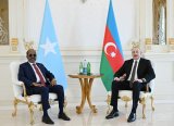 President of Azerbaijan Ilham Aliyev held one-on-one meeting with President of Somalia Hassan Sheikh Mohamud