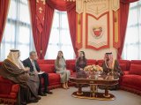 King of Bahrain receives Leyla Aliyeva and Arzu Aliyeva